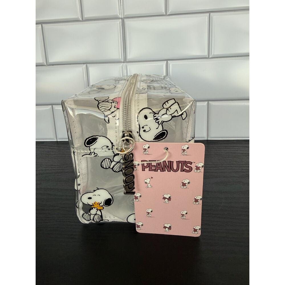 Peanuts x Primark Snoopy & Woodstock Clear Makeup Bag – NWT - Picture 6 of 8